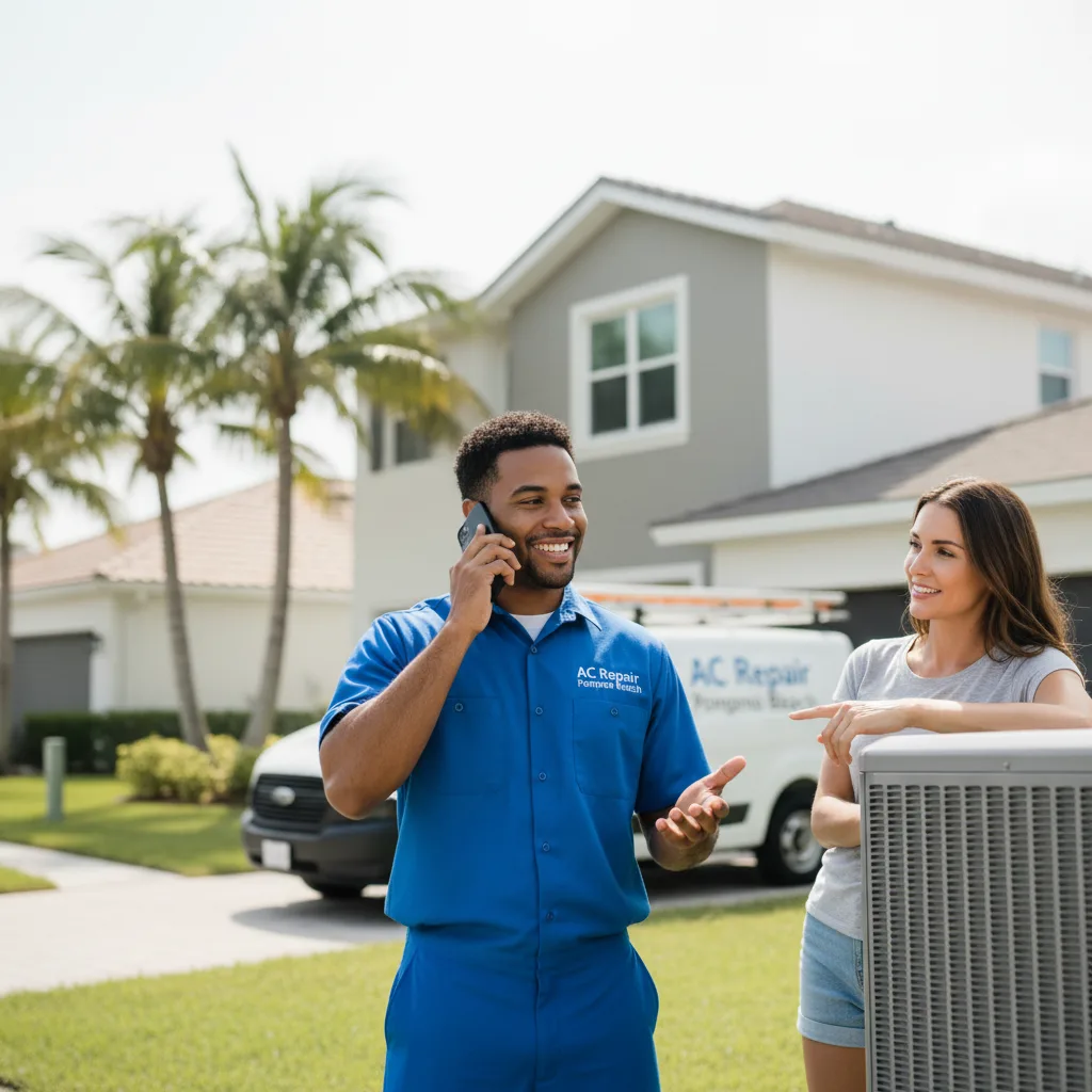 AC Repair Pompano Beach customer support in Burwell